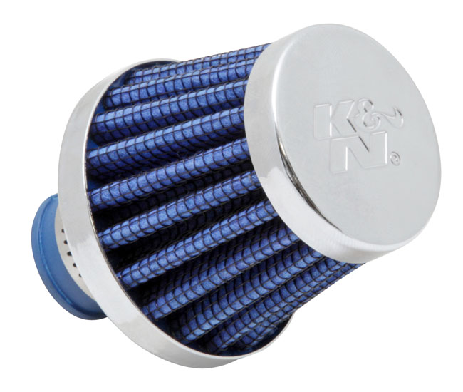K&N 62-1600BL Vent Air Filter/ Breather, Crankcase Vent Filters