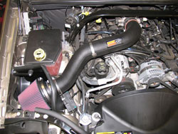 57-1548 K&N Air Intake System Installed in a 2005 Jeep Grand Cherokee4.7 liter V8