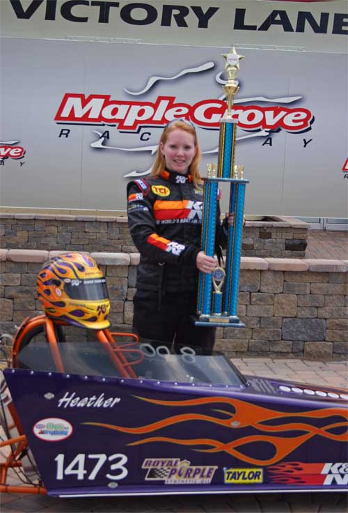 The teen sisters and Junior Dragsters said both of their cars were running