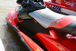 Racing is truly a family sport for watercraft racer Renee Hill.