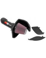 K&N RF-1041 Universal Clamp-On Air Filter – High-Flow Cotton, Washable & Reusable
