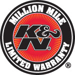 K&N filters undergo multiple performance tests that allow K&N to back them with a 10-year/million mile limited warranty