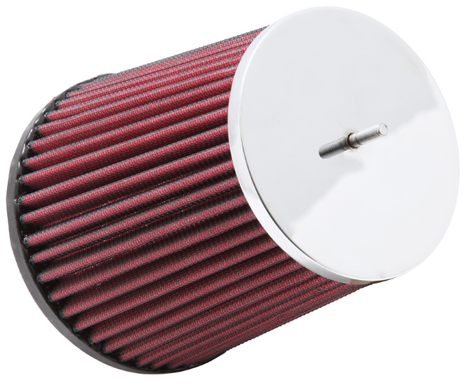 new-k-n-chrome-round-tapered-universal-air-filter-with-100mm-flange