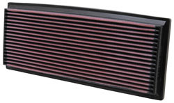 air filter for Jeep Wrangler YJ models with 2.5L L4, 4.2L L6, or 4.0L L6