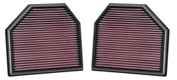 Bottom of the K&N Replacement Air Filter Set for the BMW M3, M4, M5 & M6