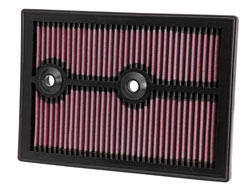 K&N Replacement Air Filter for Volkswagen Golf, Jetta, Polo, Skoda Octavia and Seat Leon