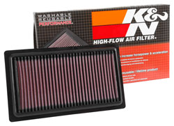 Each filter design is verified through own K&N’s in-house testing lab to ISO5011 standards