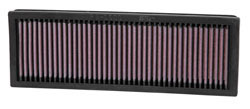 K&N offers a panel filter part number 33-5018 suitable as for use in custom installations