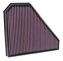 K&N replacement air filter, number 33-5028, is designed to fit in the stock air box of 2014-2015 Cadillac CTS VSport