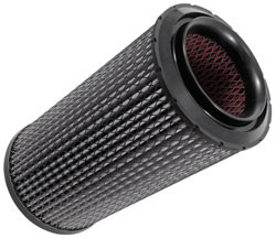 Part number 38-2036R is a reverse flow air filter that is 24.813 inches high, with an outer diameter of 13.063 inches, and an inner diameter of 7.563 inches