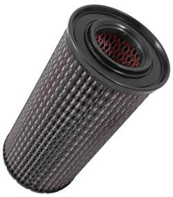 K&N 38-2043R is a reverse flow air filter that is 23.563 inches high