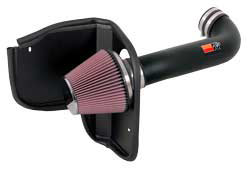 K&N air intake kit for Jeep Grand Cherokee and Jeep Commander