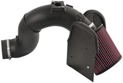 K&N's 57-1557 air intake system for 2007, 2008 and 2009 Dodge Ram 2500 and 3500 along with the 2007, 2008 and 2009 Dodge Ram 2500 and 3500 diesels