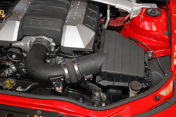 By working around the 2010-2014 stock Chevy Camaro V8 air box K&N was able to retain all factory connections, including emissions control equipment, to create a 50-state street legal air intake