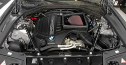 A K&N 63-1132 AirCharger Intake installed on a 2012 BMW 535i 3.0L TwinPower Turbo 