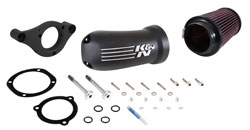 Parts view of the K&N 63-1139 intake kit