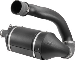 K&N 63-1141 intake for the Can-Am Maverick X3 Turbo side view
