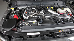 K&N 63-2582 Air Intake Installed on a 2011 Ford F250 Super Duty 6.7L diesel