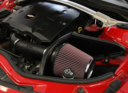 K&N Air Intake Installed on a 2012 Camaro V6.
