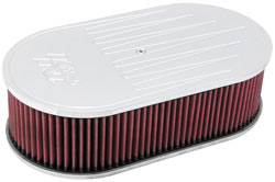 The K&N 66-1480 Oval Air Filter Assembly.