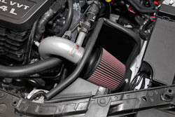 K&N Air Intake under the hood of a Dodge Avenger 2.4L