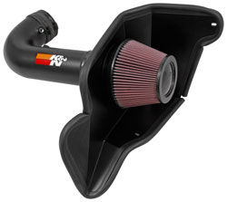 The 69-3538TTK air intake system includes a washable and reusable universal air filter.