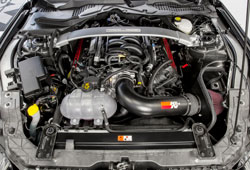 The K&N 69-3538TTK replaces the factory intake on the 2016 and 2017 Shelby Mustangs. 