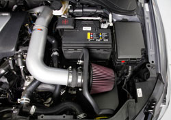 A K&N 69-5317TS Intake installed on a 2017 Hyundai Elantra Sport 1.6L Turbo