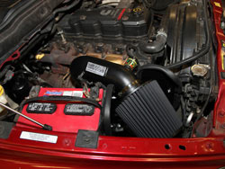 K&N Air Intake under the hood of Dodge Ran 2500 & 3500 Pickups