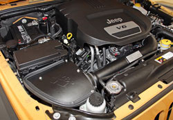 K&N Blackhawk Induction system for 2012-2015 Jeep Wrangler JK 3.6L models