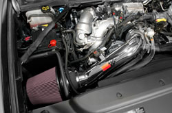 The K&N Air Intake Kit is a simple installation with no drilling and can be completed in 90 minu