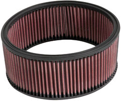 K&N's E-3551 round custom air filter.