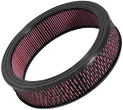K&N E-3977XD Extreme Duty air filter has outside diameter and height of 16 inches by 4 inches