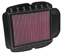 K&N air filter for 2010-2013 Hyosung GT650 and GT650R motorcycles