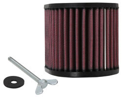 K&N replacement air filter, part number KA-1408 is ideal for use in dirty and dusty off road conditions for your 2008-2016 Kawasaki KLX140 and 2008-2016 Kawasaki KLX 140L