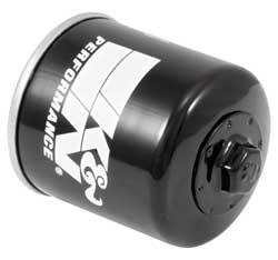 The KN-303 oil filter for the Kawasaki  ZX-10 and ZX-14