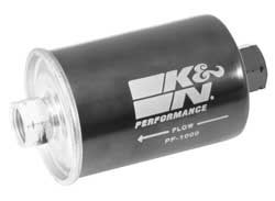 K&N performance replacement fuel filter housings are made from high-strength carbon steel and powder coated for corrosion resistance