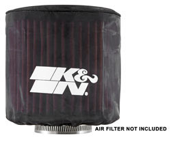 K&N Drycharger air filter wraps, like PL-3214DK, are custom made to fit a specific replacement air filter for an excellent fit