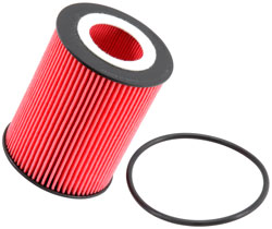 K&N PS-7016 cartridge oil filter for several 2007 through 2016 Land Rover LR2, Volvo S60, S80, XC60, XC70, XC90 models.