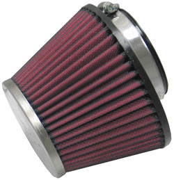 K&N Universal Chrome Top Round Tapered Universal Air Filter, part number RC-1624