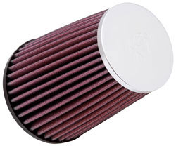 K&N reusable air filter, RC-5062XD, is fitted to the inlet of the Fiat 500 Abarth air intake