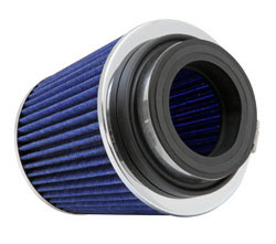These universal K&N adjustable flange, clamp-on cone air filters are designed with inserts