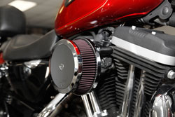 The K&N RK-3944 Intake includes air filter, breather and custom aluminum backing plate.