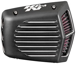 The RK-3955 intake for Harley FL models side view