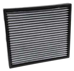 Washable and reusable K&N replacement cabin air filter, number VF2043, for 2003-2015 Cadillac CTS, STS, SRX & CTS-V models