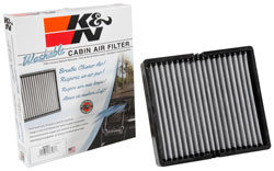 K&N Cabin Air Filters perform for up to 10 years or 1,000,000 miles
