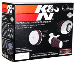 Box for K&N 57-1125 intake system for Harley-Davidson motorcycles