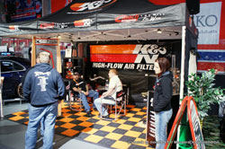 Aaltonen Motorsports booth for 2009 X-Treme Show at Helsinki Ice Hall
