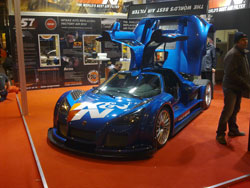 The Gumpert Apollo Sport was the centerpiece of the K&N booth