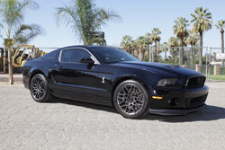 2012 Ford Mustang Shelby with K&N air intake system helps boost torque and acceleration
